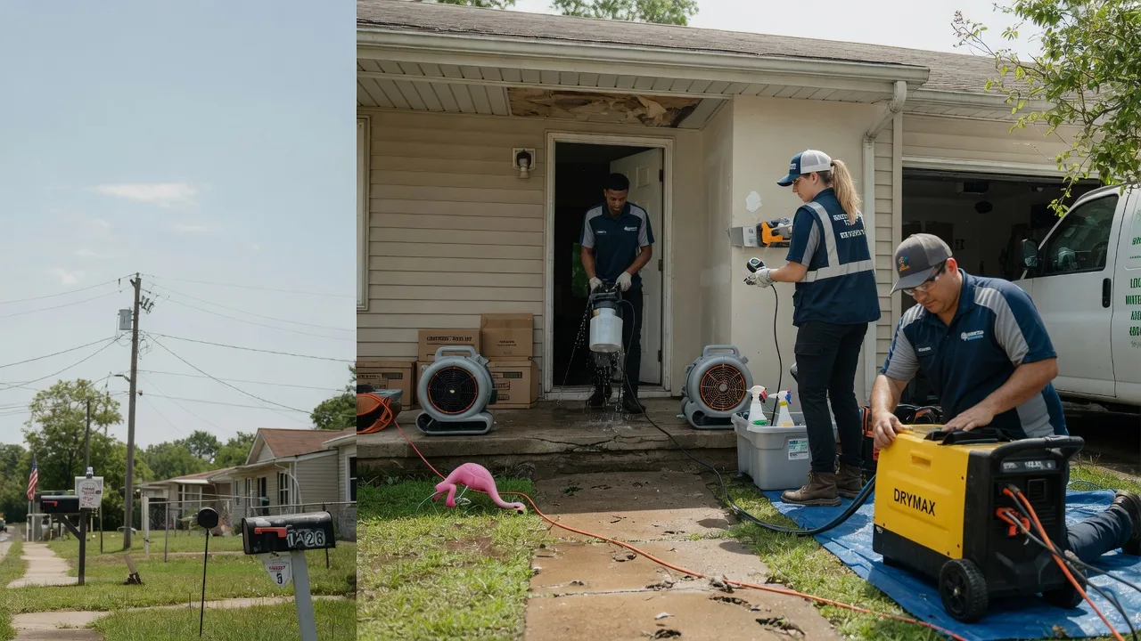 Storm Damage Water Removal in Bronte, TX near me
